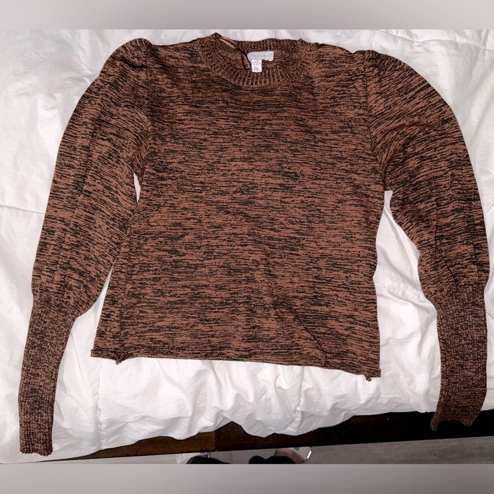 Topshop rust coloured top